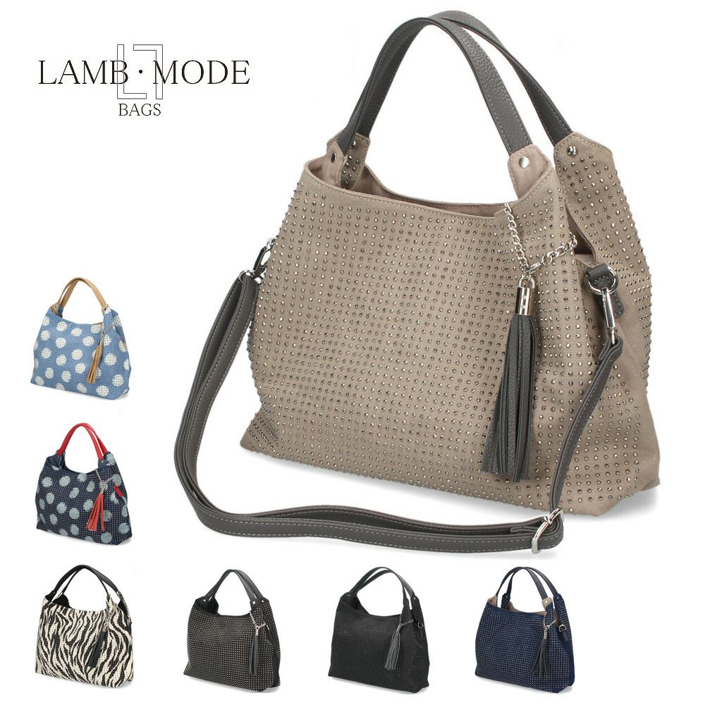 トートバッグ レディース 通勤 通学 ショルダー 2WAY 斜め掛け ハンドバッグ 軽量 カジュアル おしゃれ きれいめ 黒 38131 ラムモード LAMB MODE