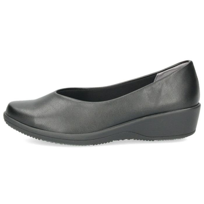 パンプス レディース 靴 Vカット 黒 ブラック オフィスシューズ 軽量 疲れにくい 3E 幅広 日本製 ビジネス ウェッジソール 抗菌防臭加工 パンジー 4078 PANSY パンジーオフィス