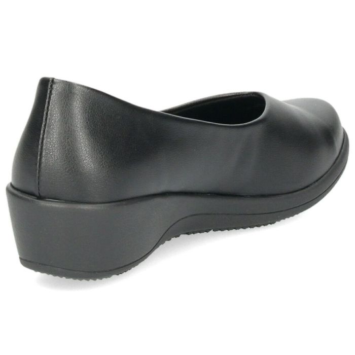 パンプス レディース 靴 Vカット 黒 ブラック オフィスシューズ 軽量 疲れにくい 3E 幅広 日本製 ビジネス ウェッジソール 抗菌防臭加工 パンジー 4078 PANSY パンジーオフィス