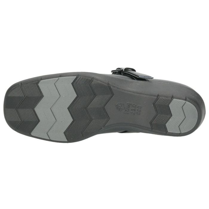 パンプス レディース 靴 黒 ブラック オフィスシューズ 軽量 疲れにくい 3E 日本製 ビジネス ウェッジソール ストラップ 抗菌防臭加工 パンジー 4072 4073 PANSY パンジーオフィス スクエアトゥ