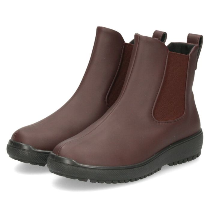 レインブーツ レディース サイドゴア ショートブーツ 長靴 防水 3E 幅広 レインシューズ 雨 カジュアル ガーデニング 抗菌防臭加工 履きやすい パンジー 4810 Pansy