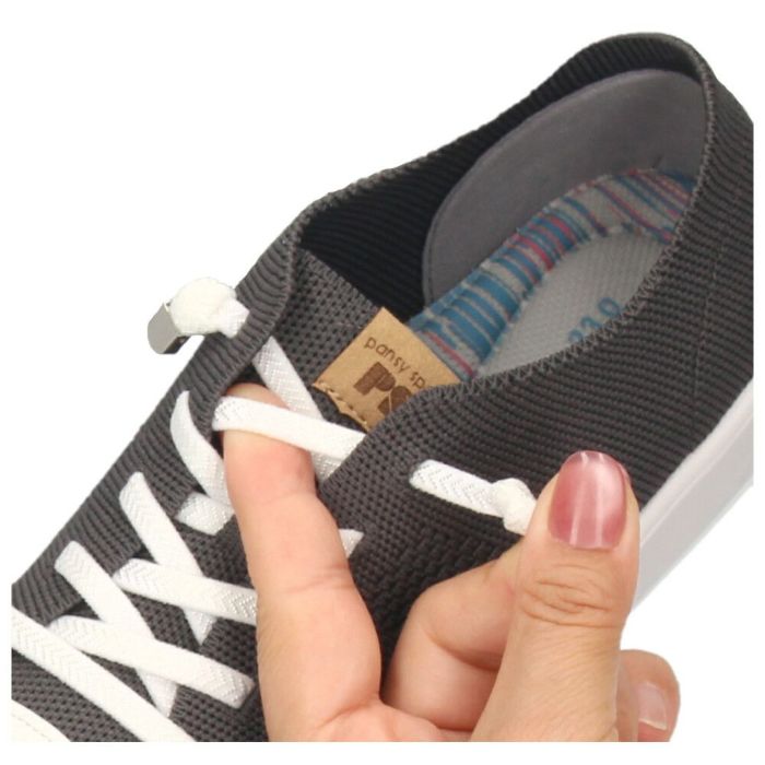 パンジー レディース スニーカー カジュアルシューズ 靴 3E 軽量 快適 歩きやすい メッシュ 靴紐ゴム 抗菌防臭加工 PANSY PS1395