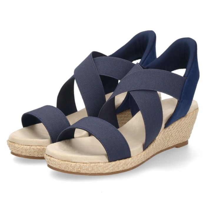 サンダル レディース ハンズフリー スリッポン スリップイン 立ったまま履ける 疲れない ウェッジ ヒール ストラップ 黒 ブラック ネイビー ブラウン シンプル 楽すぽっ パレード Parade 429