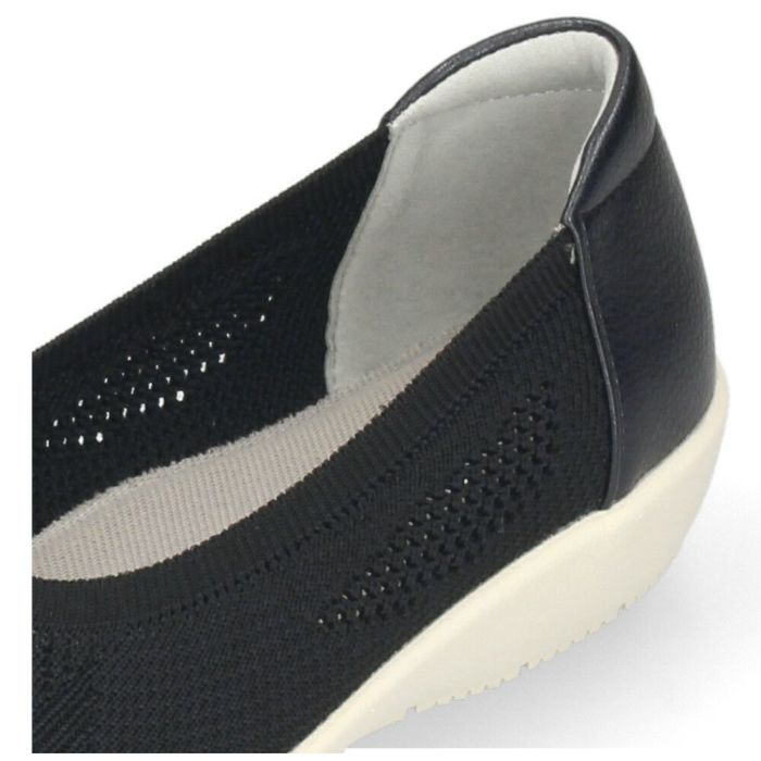 パンプス レディース 痛くない 柔らかい 軽量 ニットパンプス 幅広 ゆったり 履きやすい 歩きやすい 抗菌 防臭 メッシュ スリッポン 黒 ブラック PANSY パンジー 4304 