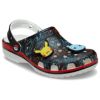 クロックス ポケモン クラシッククロッグ crocs 211343 POKEMON CLASSIC メンズ キャラクター サンダル 軽量 柔軟 快適 大人 黒 カジュアル