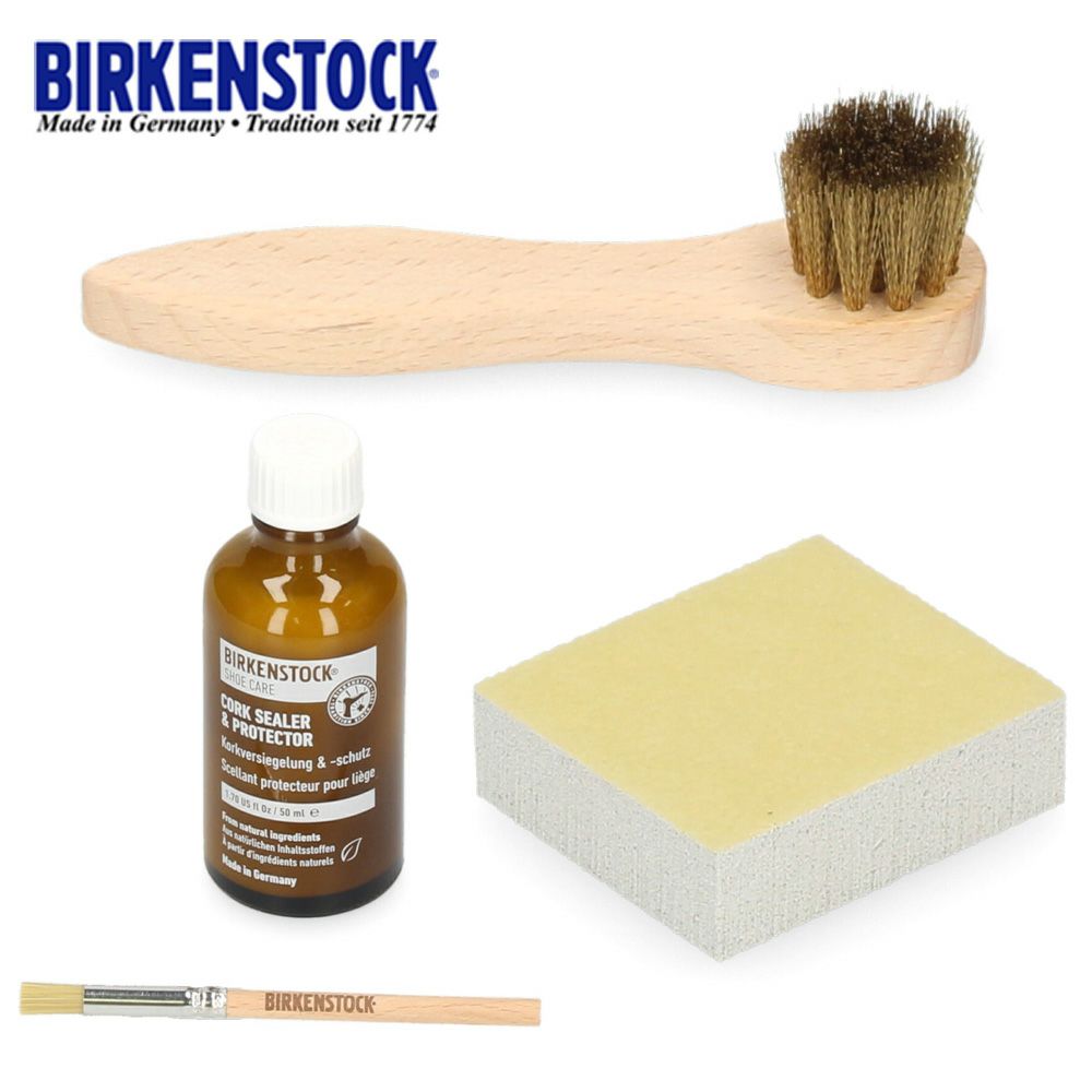 ビルケンシュトック フットベッドケアセット シューケアセット 靴 お手入れ用品 クリーナー 靴ケア BIRKENSTOCK スエードブラシ コルクシーラー ドライクリーナー