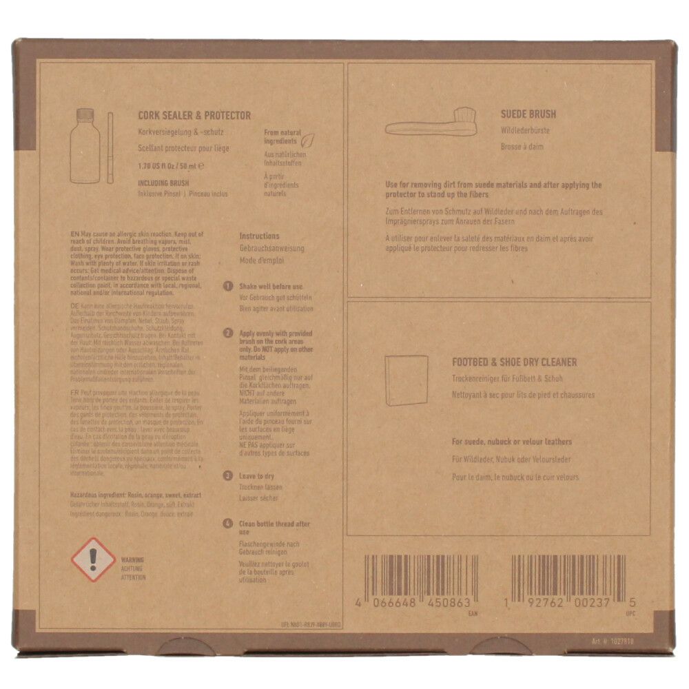 ビルケンシュトック フットベッドケアセット シューケアセット 靴 お手入れ用品 クリーナー 靴ケア BIRKENSTOCK スエードブラシ コルクシーラー ドライクリーナー