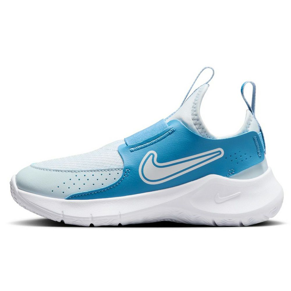 ナイキ キッズ スニーカー スリッポン 靴 フレックス ランナー 3 FN1449-402 ブルー 脱ぎ履きしやすい 軽量 柔軟 快適 NIKE Flex Runner 3 PS