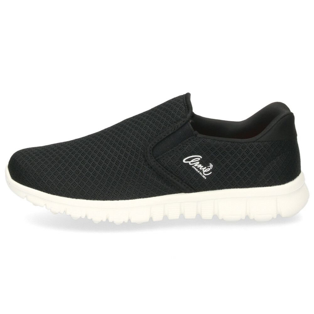 アーノルドパーマー スリッポン レディース メッシュ 手を使わずに履ける スニーカー 黒 ブラック ハンズフリー スライドフィット 軽量 靴 履きやすい 疲れにくい 歩きやすい 通勤 通学 Arnold Palmer AN2202 