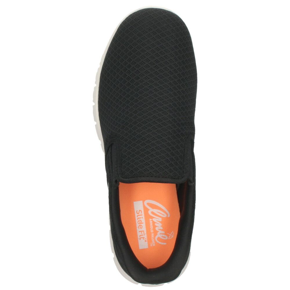 アーノルドパーマー スリッポン レディース メッシュ 手を使わずに履ける スニーカー 黒 ブラック ハンズフリー スライドフィット 軽量 靴 履きやすい 疲れにくい 歩きやすい 通勤 通学 Arnold Palmer AN2202 