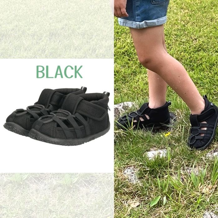 キッズ サンダル 女の子 男の子 つま先あり 水陸両用 水遊び おしゃれ かわいい お出掛け 軽量 子ども靴 ウォーターシューズ 黒 ブラック ホワイト Parade 56302