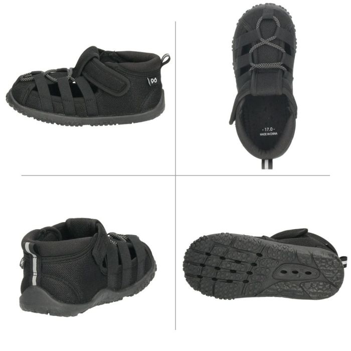 キッズ サンダル 女の子 男の子 つま先あり 水陸両用 水遊び おしゃれ かわいい お出掛け 軽量 子ども靴 ウォーターシューズ 黒 ブラック ホワイト Parade 56302