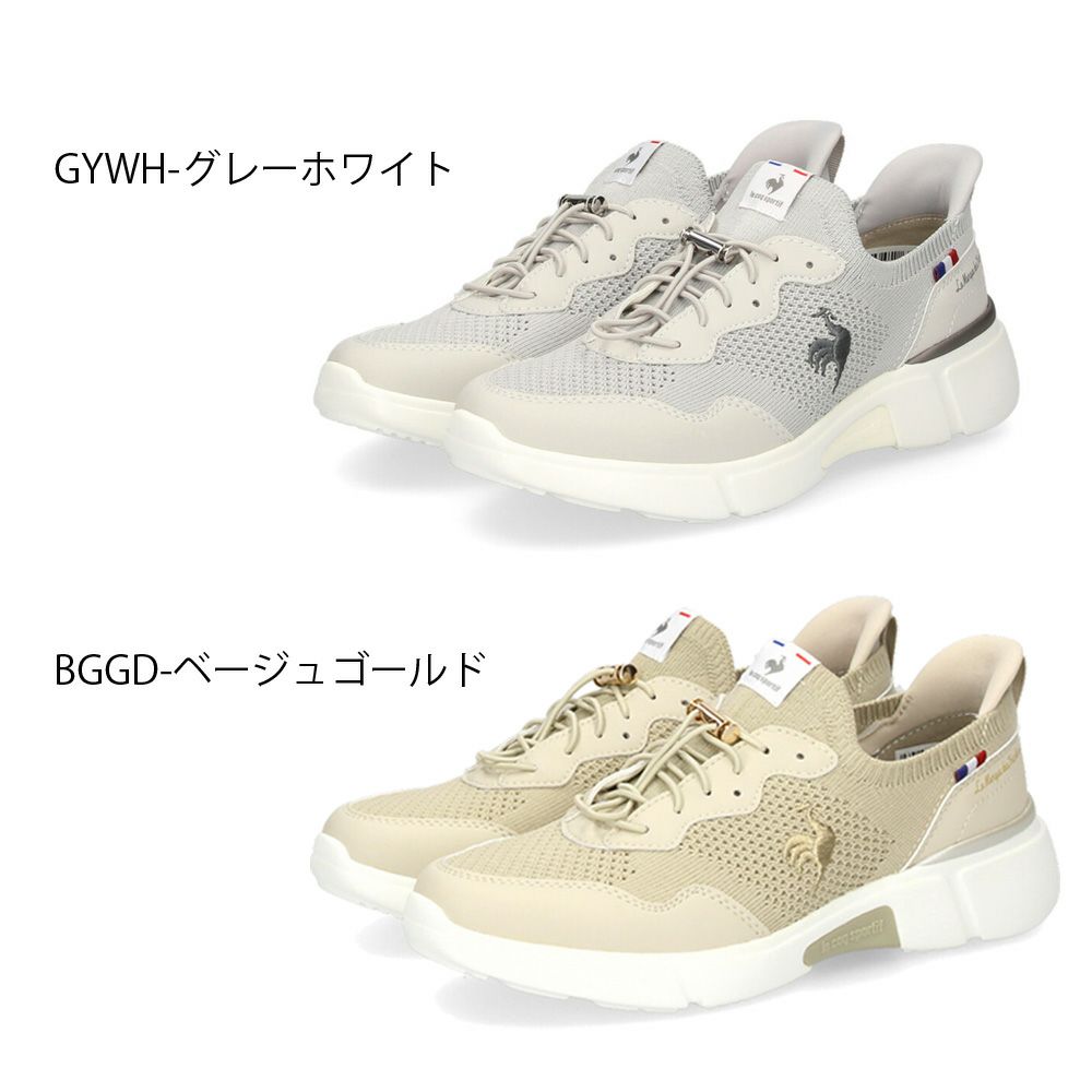 スリッポン レディース スニーカー LCS ロワール ルコック ルコックスポルティフ さっと履ける NEXTEP 消臭 はっ水 軽量 LECOQ le coq sportif LU5SSN16LB