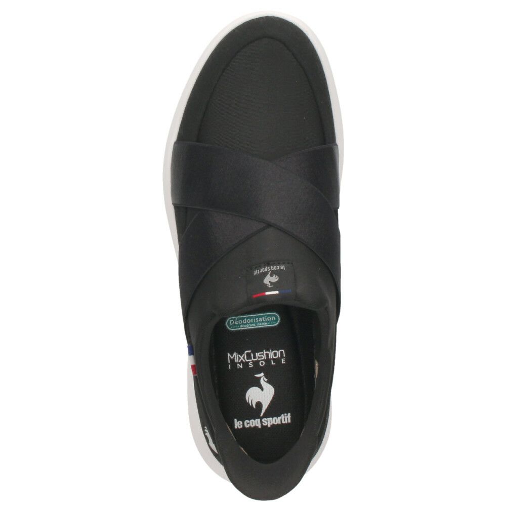 スリッポン レディース スニーカー LCS マルヌ ダブルベルトスリッポン SI ルコック ルコックスポルティフ さっと履ける NEXTEP 消臭 軽量 LECOQ le coq sportif LU5SSN21LZ