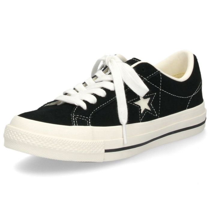 コンバース ワンスター スエード メンズ レディース スニーカー 黒  CONVERSE ONE STAR SUEDE 35200860 ブラック 