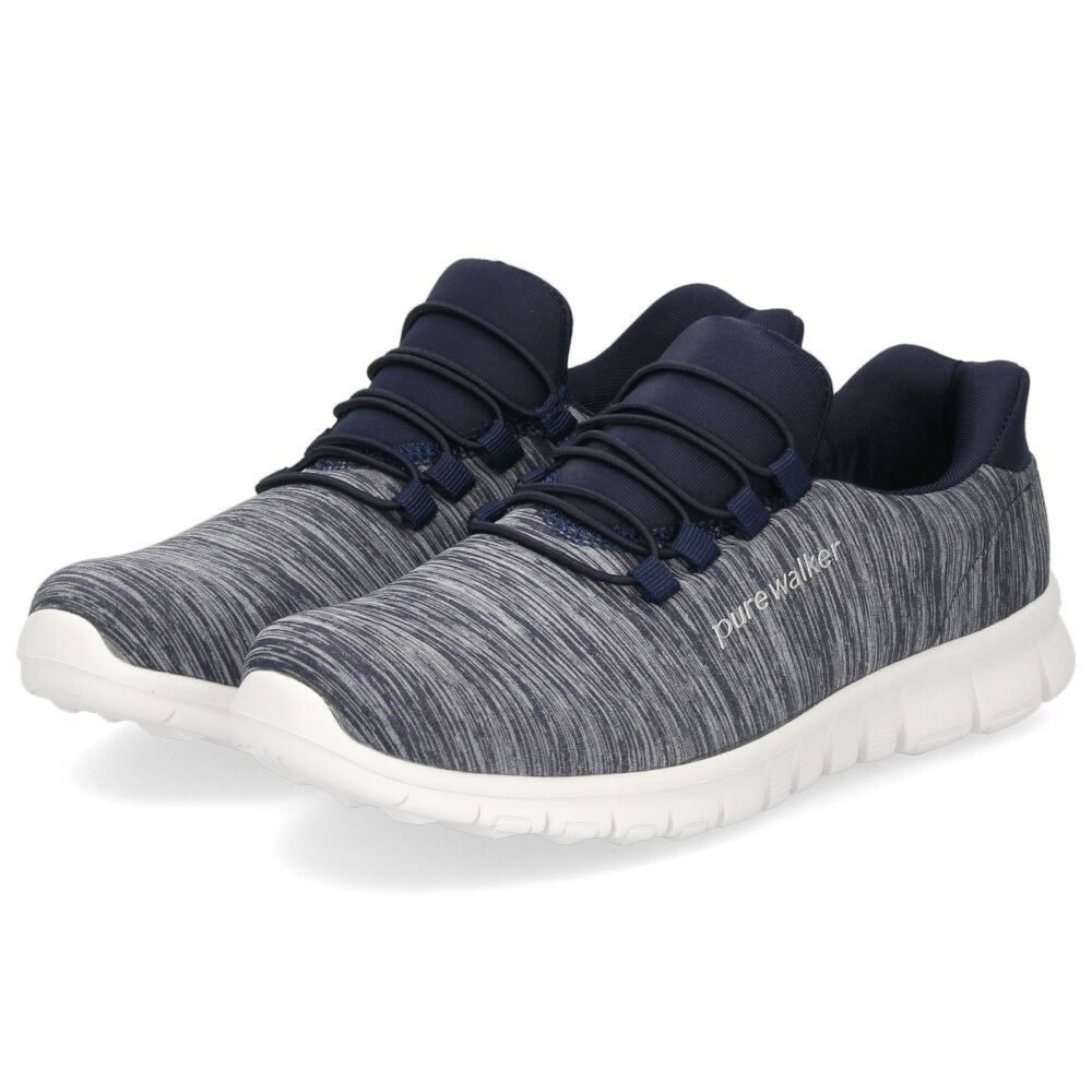 スリッポン レディース スニーカー 履きやすい 疲れない ウォーキング 仕事 運動 ハンズフリー シューズ ゴム紐 黒 白 ピュアウォーカー 靴 pure walker PW1501