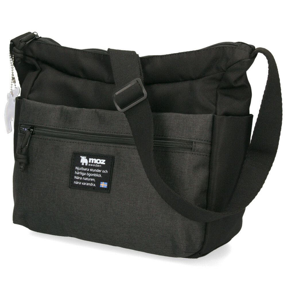 モズ ショルダーバッグ レディース メンズ ユニセックス 斜めがけ 軽量 仕事 旅行 大人 ポケット 多収納 かわいい コンパクト 通勤 カバン 黒 ブラック moz ZZEI28