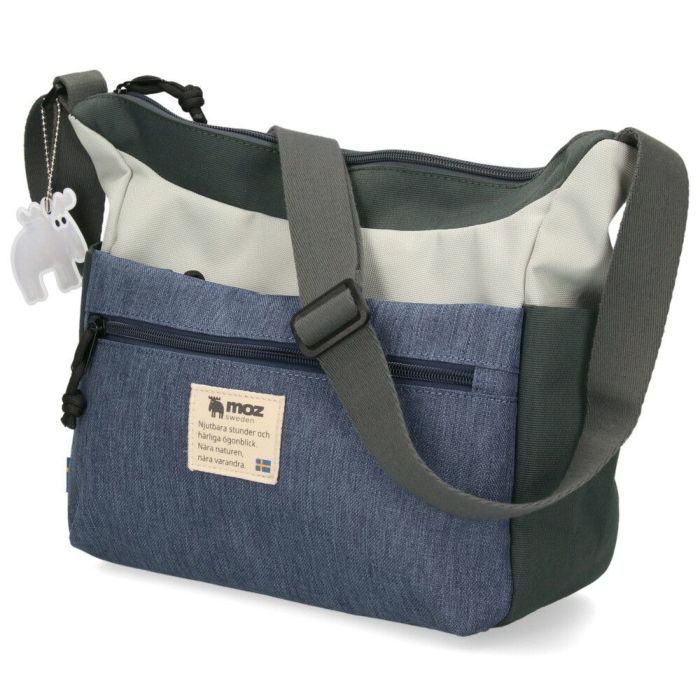 モズ ショルダーバッグ レディース メンズ ユニセックス 斜めがけ 軽量 仕事 旅行 大人 ポケット 多収納 かわいい コンパクト 通勤 カバン 黒 ブラック moz ZZEI28