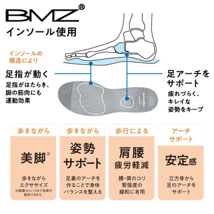 ハンズフリースニーカー レディース スリッポン スライドフィット 立ったまま履ける 履きやすい 軽量 美脚 姿勢サポート 疲労軽減 オフィス ナースシューズ シューズ 靴 ピュアウォーカー PW1502 pure walker