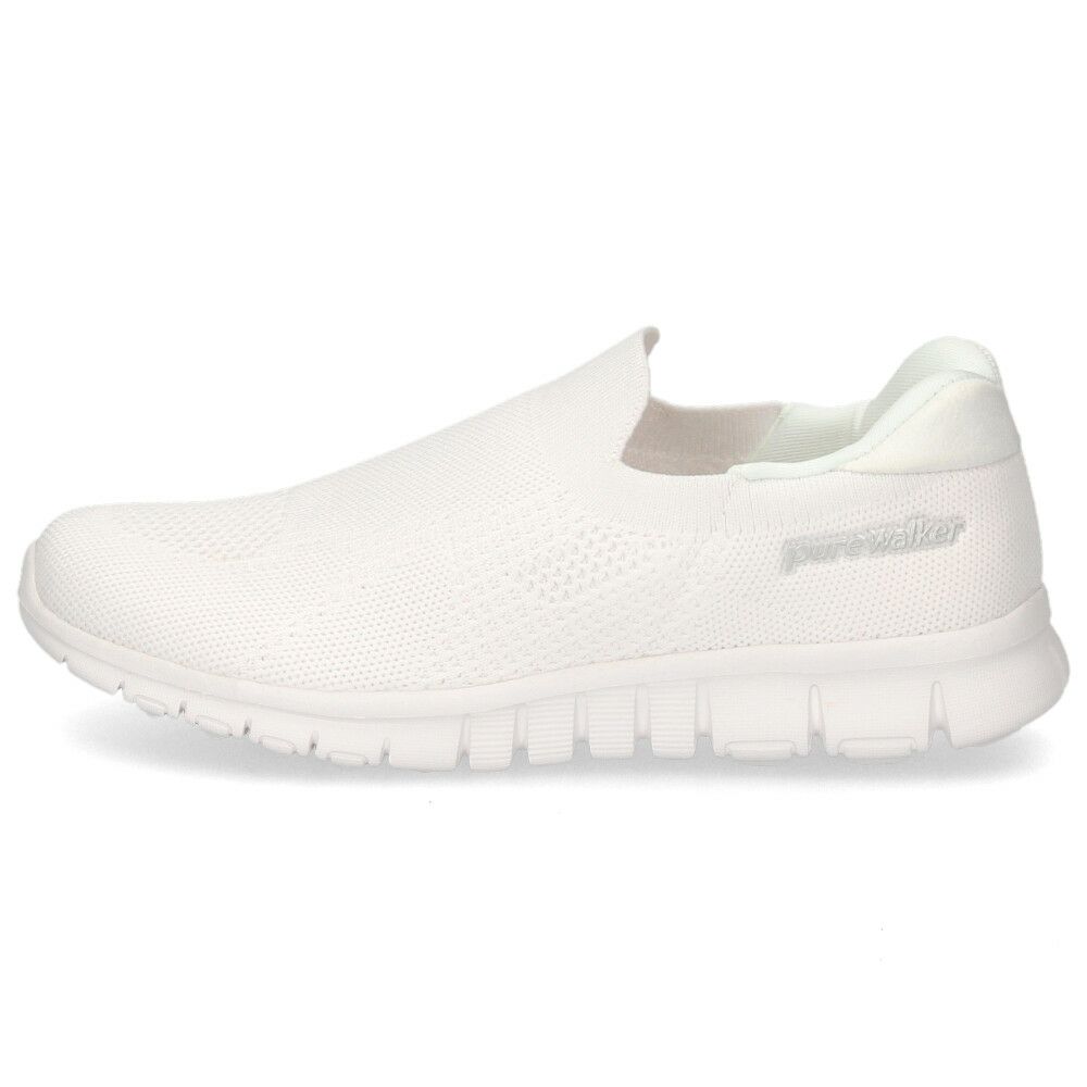 ハンズフリースニーカー レディース スリッポン スライドフィット 立ったまま履ける 履きやすい 軽量 美脚 姿勢サポート 疲労軽減 オフィス ナースシューズ シューズ 靴 ピュアウォーカー PW1502 pure walker