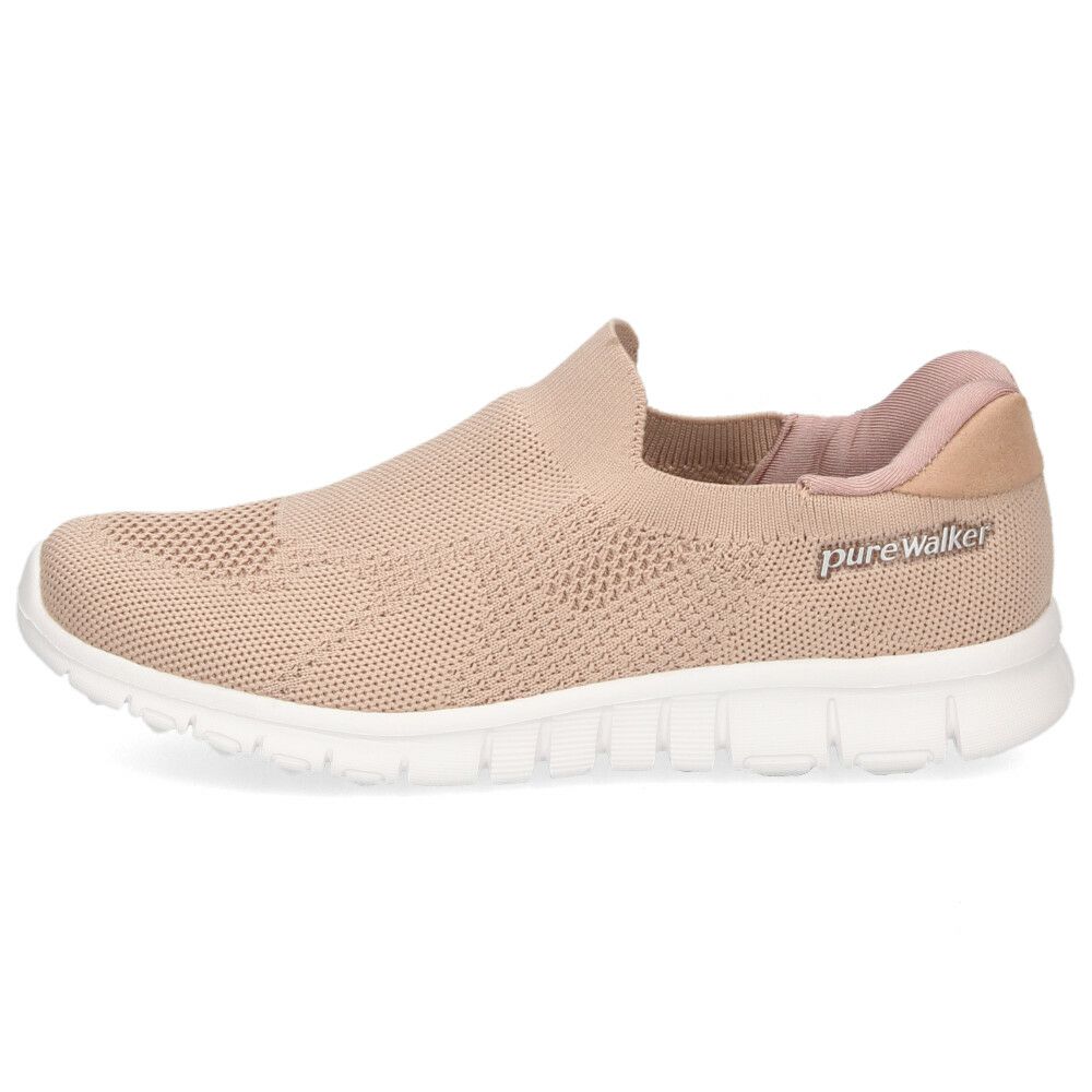 ハンズフリースニーカー レディース スリッポン スライドフィット 立ったまま履ける 履きやすい 軽量 美脚 姿勢サポート 疲労軽減 オフィス ナースシューズ シューズ 靴 ピュアウォーカー PW1502 pure walker