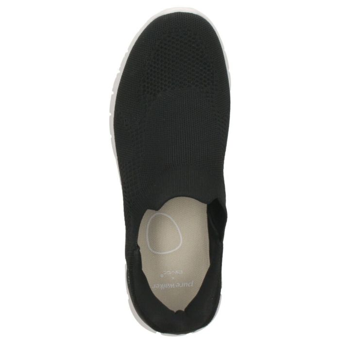 ハンズフリースニーカー レディース スリッポン スライドフィット 立ったまま履ける 履きやすい 軽量 美脚 姿勢サポート 疲労軽減 オフィス ナースシューズ シューズ 靴 ピュアウォーカー PW1502 pure walker