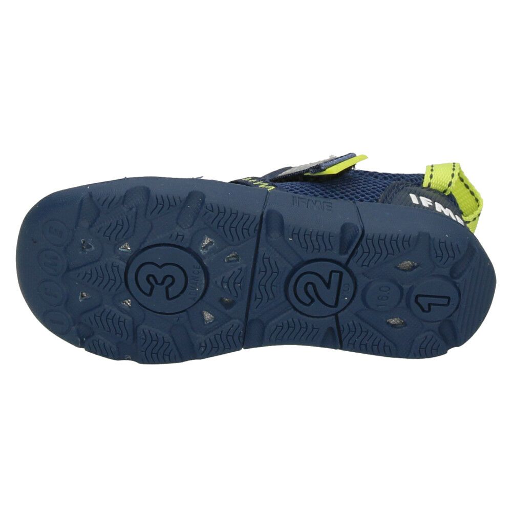 イフミー ウォーター サンダル キッズ ウォーターシューズ 子ども 両ベルト ベルクロ 子ども靴 水陸両用 水遊び プール 運動靴 ブラック 黒 IFME 20-5318