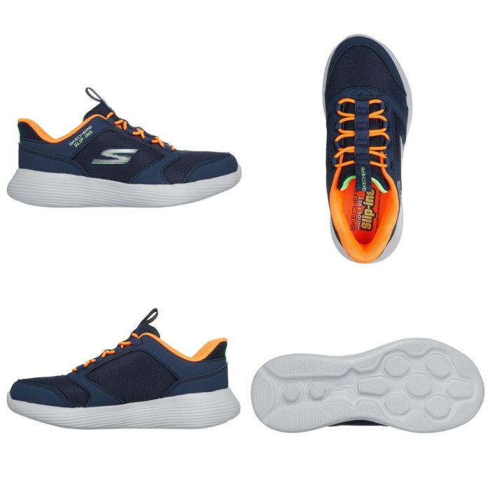 スケッチャーズ スリップインズ キッズ ジュニア スニーカー 男の子 女の子 運動靴 黒 ハンズフリー SKECHERS GO RUN ゴー ラン 400 V2 ノーマル幅 403899L 303855L