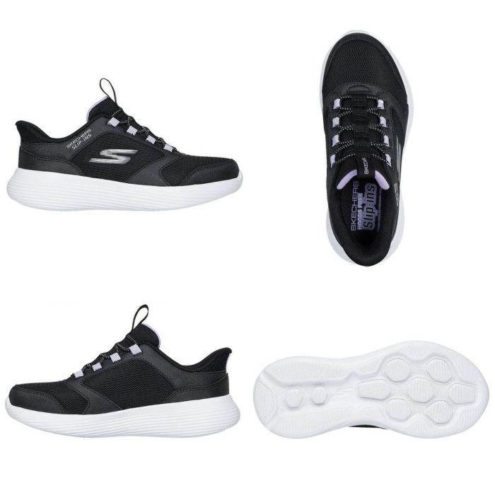 スケッチャーズ スリップインズ キッズ ジュニア スニーカー 男の子 女の子 運動靴 黒 ハンズフリー SKECHERS GO RUN ゴー ラン 400 V2 ノーマル幅 403899L 303855L