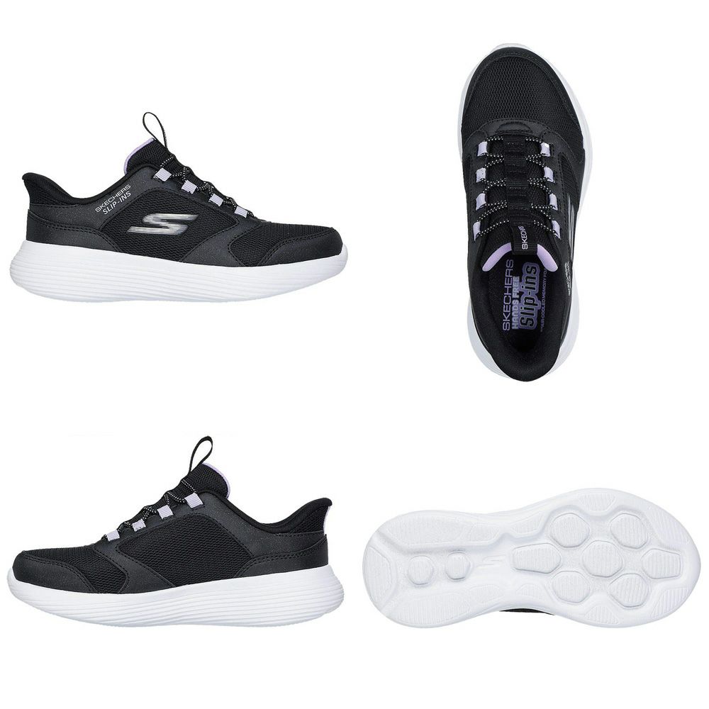 スケッチャーズ スリップインズ キッズ ジュニア スニーカー 男の子 女の子 運動靴 黒 ハンズフリー SKECHERS GO RUN ゴー ラン 400 V2 ノーマル幅 403899L 303855L