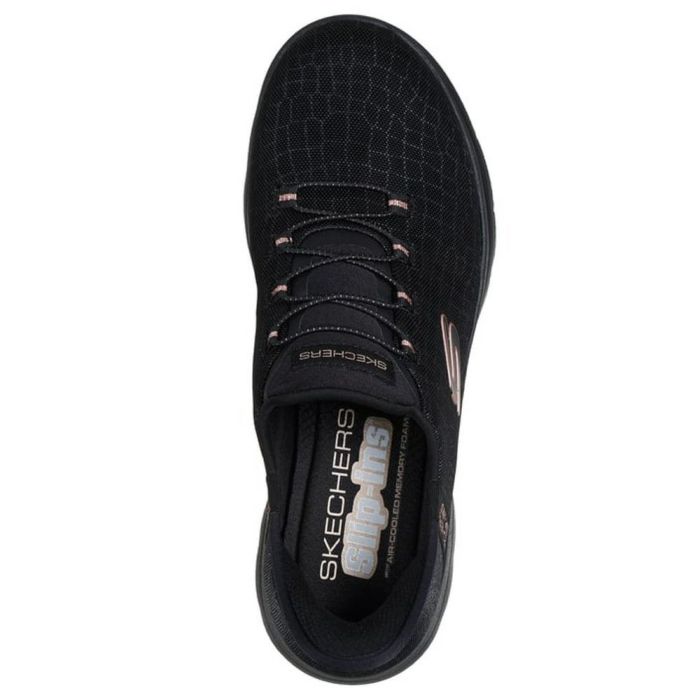 スケッチャーズ スリップインズ レディース 幅広 ワイド幅 スニーカー スリッポン 黒 ブラック ネイビー トープ ハンズフリー ゆったり SKECHERS Slip-ins サミッツ クラッシーナイト 150128W