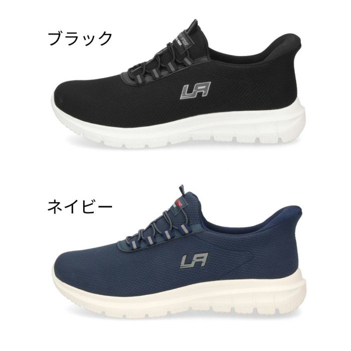 スニーカー メンズ スリッポン  靴  防水 軽量  履きやすい 疲れにくい 紐ゴム タウンユース ウォーキング 通勤 通学 ラーキンス L-203 LARKINS