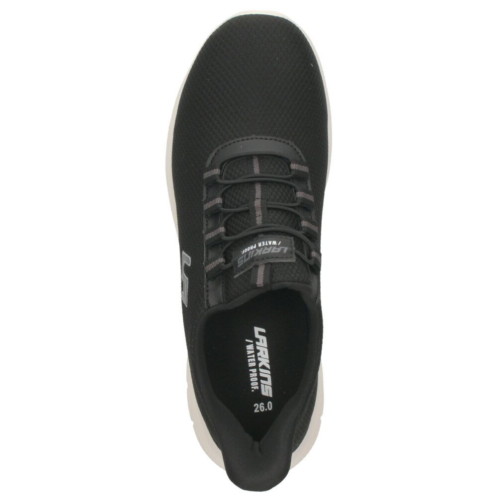 スニーカー メンズ スリッポン  靴  防水 軽量  履きやすい 疲れにくい 紐ゴム タウンユース ウォーキング 通勤 通学 ラーキンス L-203 LARKINS