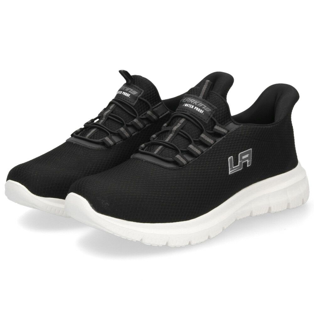 スニーカー メンズ スリッポン  靴  防水 軽量  履きやすい 疲れにくい 紐ゴム タウンユース ウォーキング 通勤 通学 ラーキンス L-203 LARKINS