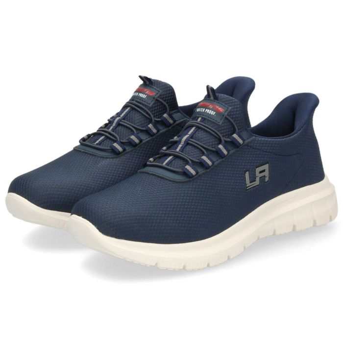 スニーカー メンズ スリッポン  靴  防水 軽量  履きやすい 疲れにくい 紐ゴム タウンユース ウォーキング 通勤 通学 ラーキンス L-203 LARKINS