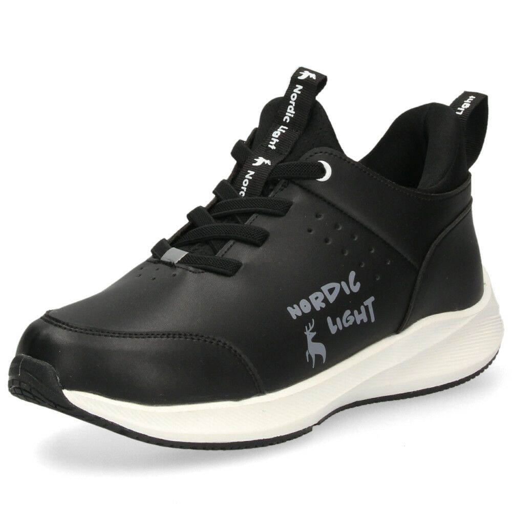 スニーカー レディース スリッポン すぽっと履ける 靴 紐ゴム 軽量 厚底 カジュアル シンプル 歩きやすい ノルディックライト Nordic Light NL0112F