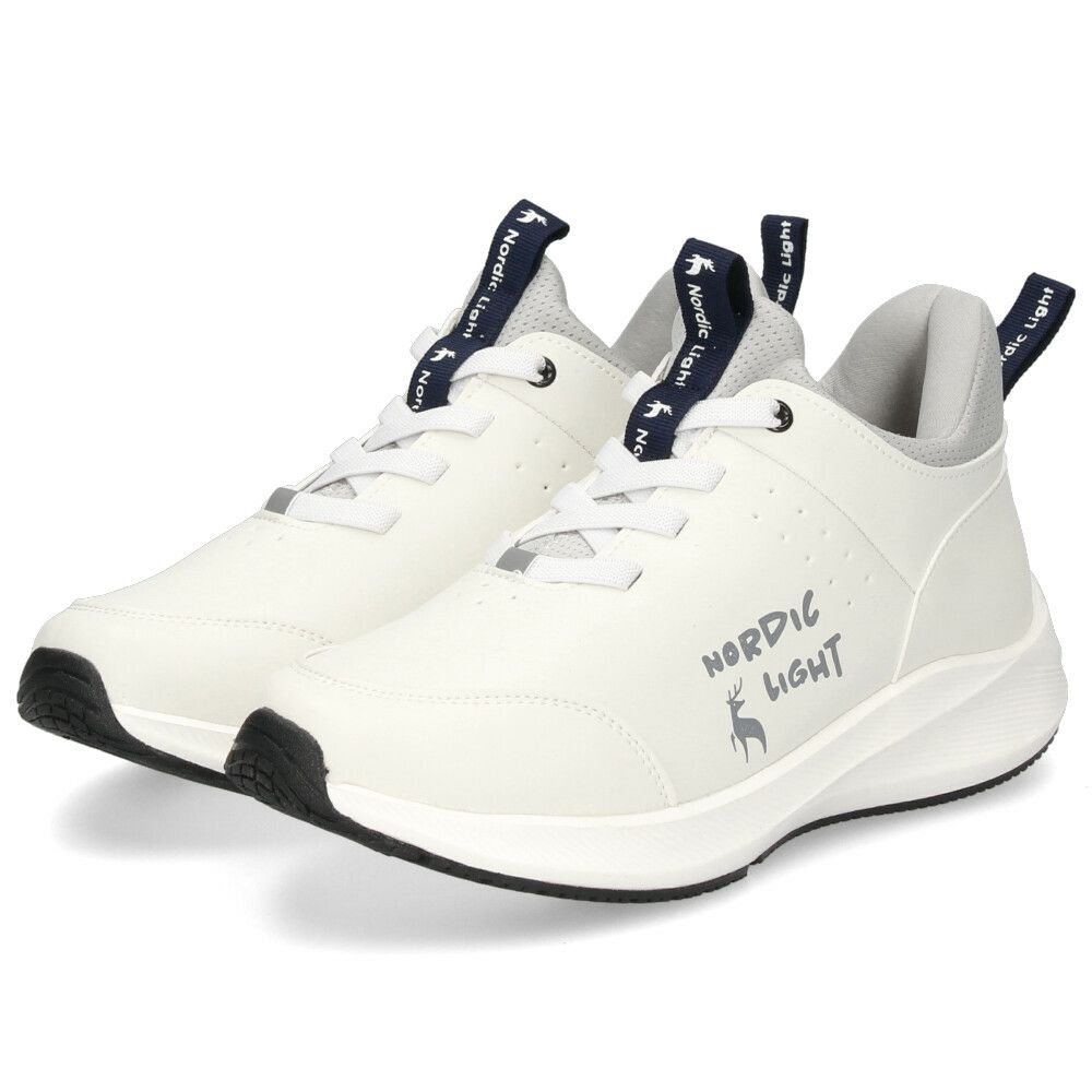 スニーカー レディース スリッポン すぽっと履ける 靴 紐ゴム 軽量 厚底 カジュアル シンプル 歩きやすい ノルディックライト Nordic Light NL0112F