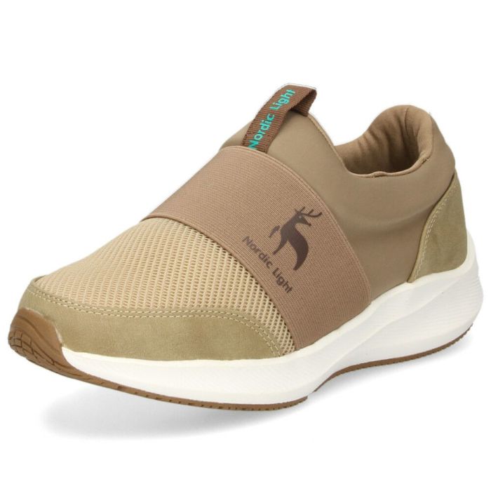 スニーカー レディース スリッポン すぽっと履ける 靴 メッシュ 軽量 厚底 カジュアル シンプル 歩きやすい ノルディックライト Nordic Light NL0110F