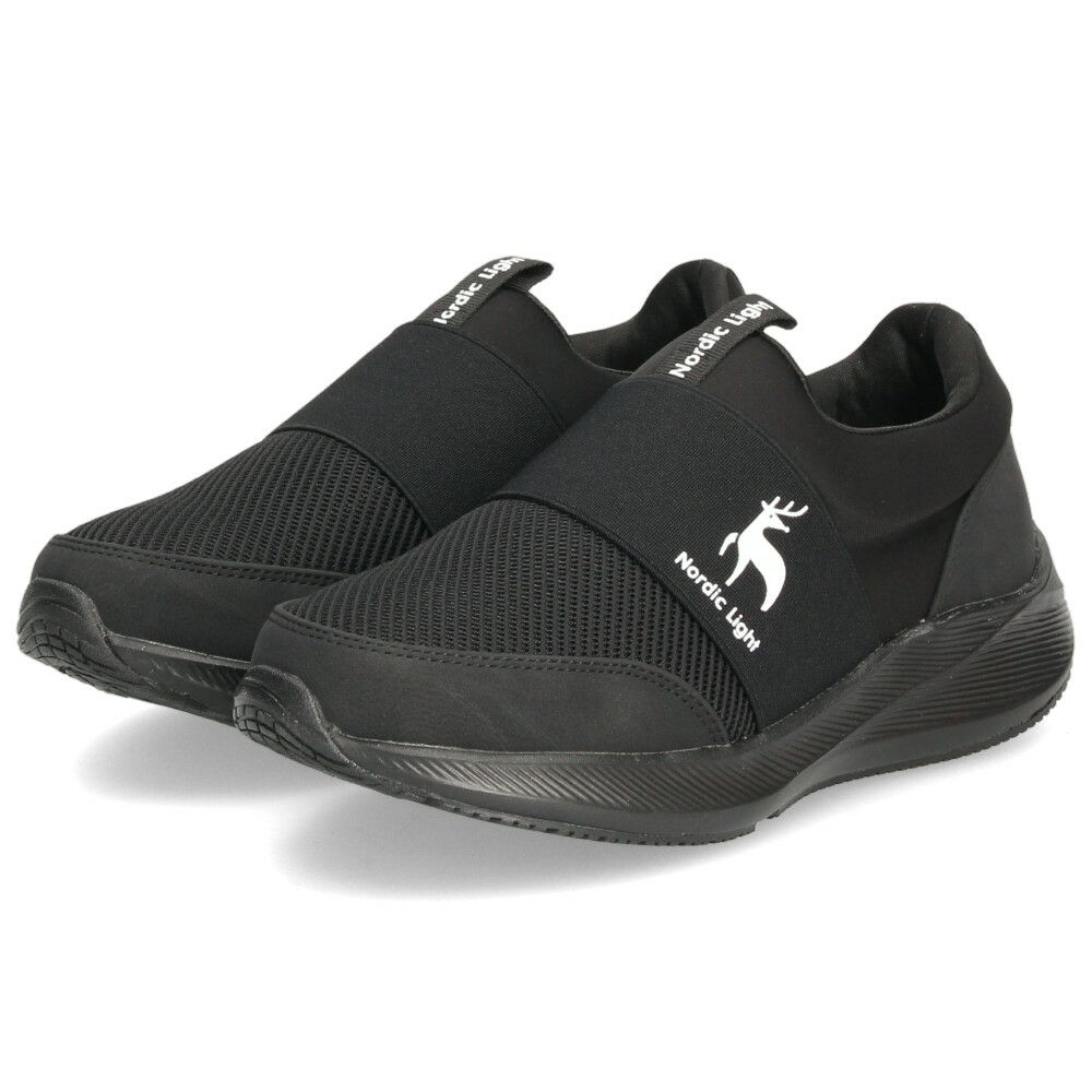 スニーカー レディース スリッポン すぽっと履ける 靴 メッシュ 軽量 厚底 カジュアル シンプル 歩きやすい ノルディックライト Nordic Light NL0110F