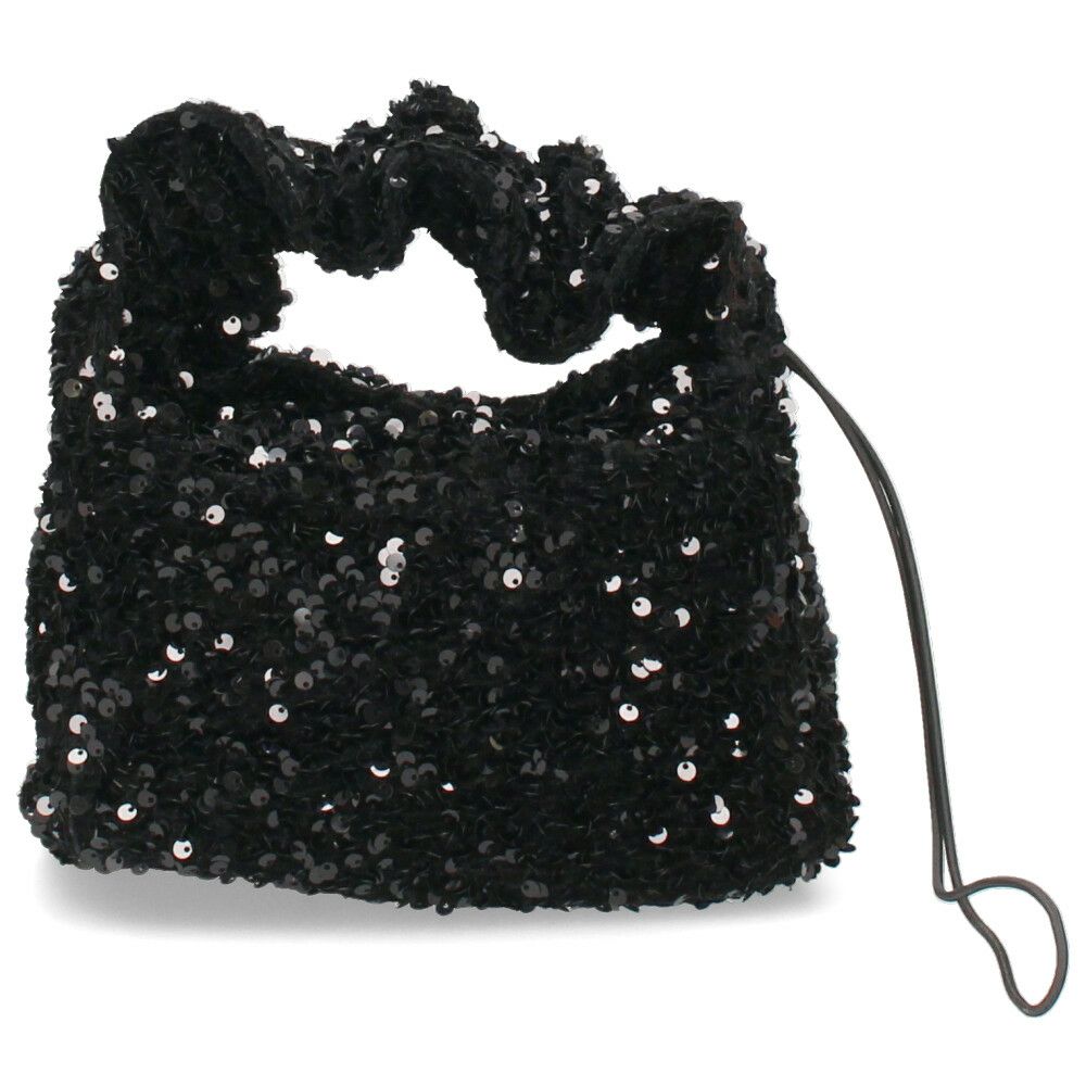 ハンドバッグ レディース スパンコール 黒 ブラック シルバー トートバッグ 鞄 小さめ キラキラ グリームサプライ gream supply 4038 結婚式 上品 大人 きれいめ おしゃれ パーティー