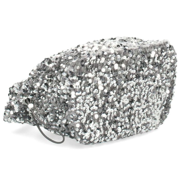 ハンドバッグ レディース スパンコール 黒 ブラック シルバー トートバッグ 鞄 小さめ キラキラ グリームサプライ gream supply 4038 結婚式 上品 大人 きれいめ おしゃれ パーティー