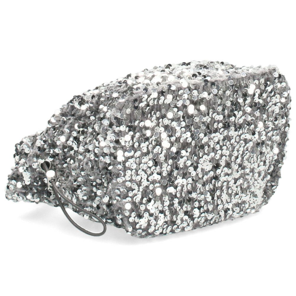 ハンドバッグ レディース スパンコール 黒 ブラック シルバー トートバッグ 鞄 小さめ キラキラ グリームサプライ gream supply 4038 結婚式 上品 大人 きれいめ おしゃれ パーティー