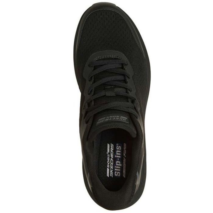 スケッチャーズ スリップインズ メンズ ノーマル幅 ボブス スキルズ スニーカー スリッポン 黒 ブラック ハンズフリー 履きやすい 歩きやすい 通勤 通学 ウォーキング SKECHERS Slip-ins 118431