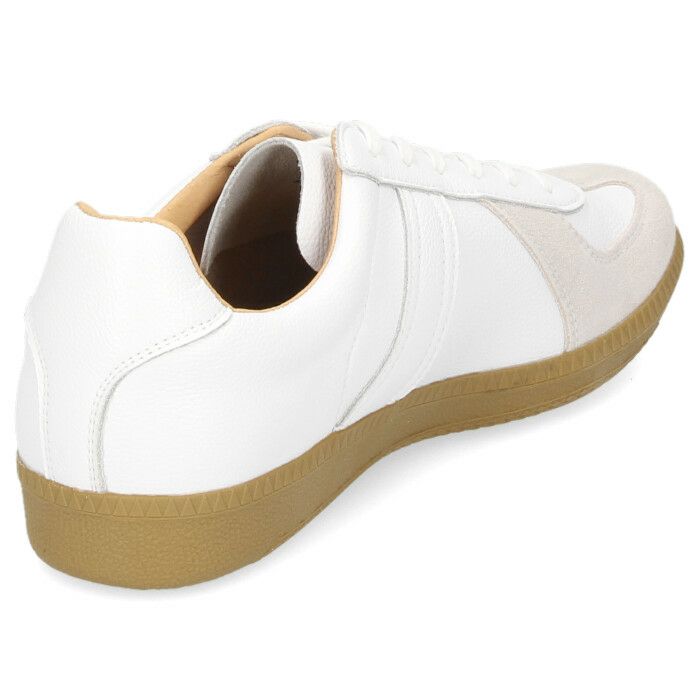 ジャーマントレーナー スニーカー 白 黒 メンズ レディース 靴 レザー ローカット シューズ GERMAN TRAINER REPRODUCTED EDITION MODEL 42500