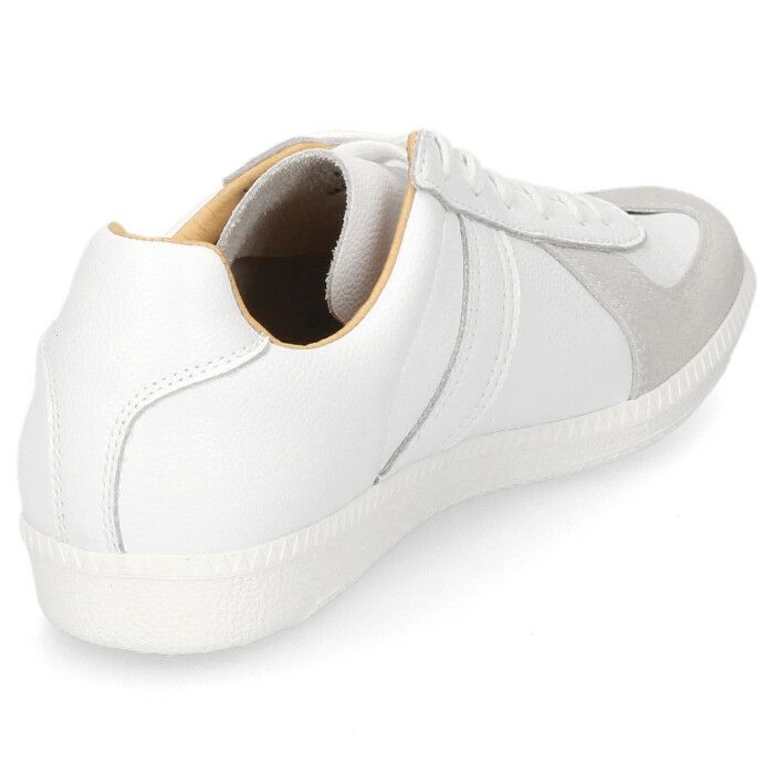 ジャーマントレーナー スニーカー 白 黒 メンズ レディース 靴 レザー ローカット シューズ GERMAN TRAINER REPRODUCTED EDITION MODEL 42500