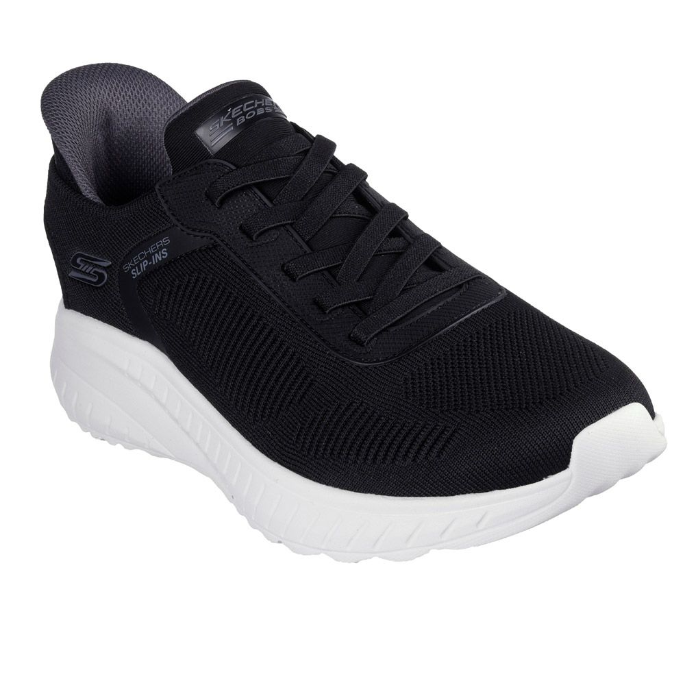 スケッチャーズ スリップインズ メンズ 4E 2E スニーカーメンズ ハンズフリー 立ったまま履ける 手を使わずに履ける 靴 ゴム紐 ワイド幅 ノーマ幅 スリッポン SKECHERS 118312W 118312 ボブス スポート BOBS SPORT