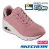 スケッチャーズ スニーカー レディース ローカット 厚底 ウノ ウェッジ ハイステップス 177520 SKECHERS ノーマル幅 かわいい 靴ひも UNO WEDGE HI STEPS