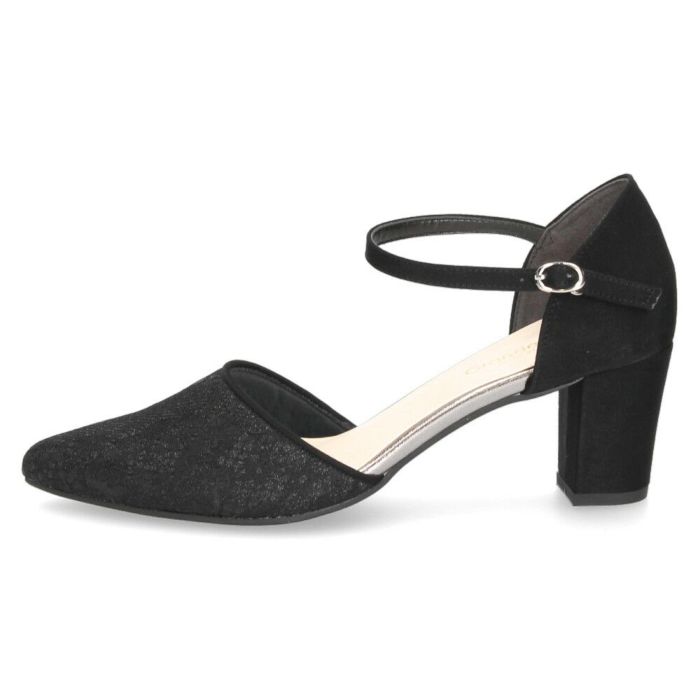 パンプス ストラップ レディース アンクルストラップ ポインテッドトゥ セパレート チャンキーヒール 結婚式　パーティー 卒業式 入学式 グランルー Grande Roue 241009 華やか 上品 大人 オフィス