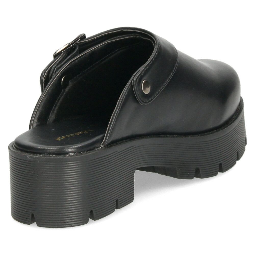 サボ サンダル レディース 厚底 ミュール ストラップ 2WAY 甲深 スタイルアップ カジュアル 大人 上品 きれいめ マフモフ Mafmof 1130WK 黒 ブラック ダークブラウン