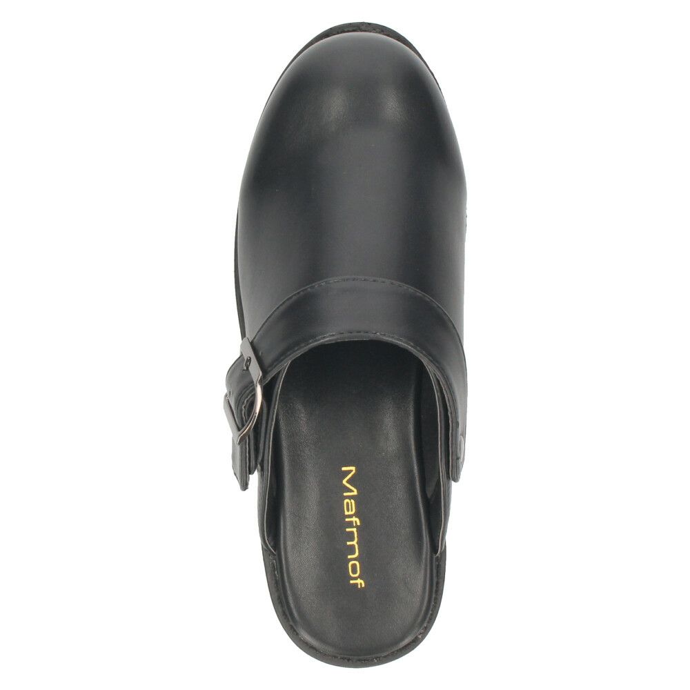 サボ サンダル レディース 厚底 ミュール ストラップ 2WAY 甲深 スタイルアップ カジュアル 大人 上品 きれいめ マフモフ Mafmof 1130WK 黒 ブラック ダークブラウン